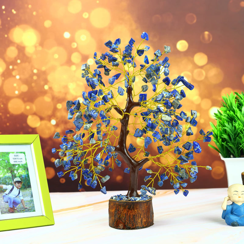 ABHISUBYA Money Tree, Crystals and Gemstones Healing, Crystal Tree, Gemstone Tree, Healing Crystal Gifts, Feng Shui Tree, Healing Crystal Tree, Good Luck Tree, Chakra Tree Lapis Lazuli Tree - BeesActive Australia