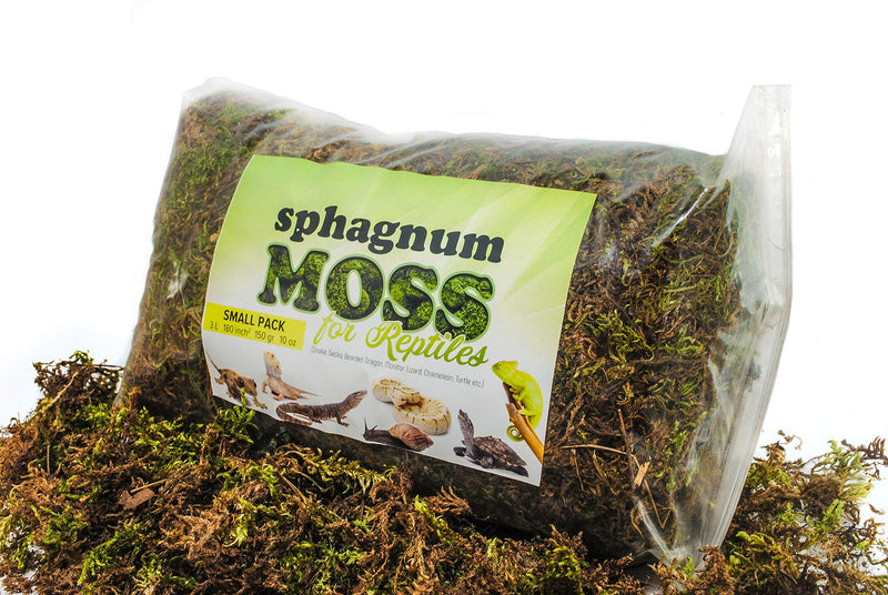 My Happy Snails Reptile Moss - Organic Green Spagnum Moss - Dried Substrate for Terrarium Vivarium Medium Pack - 5 litres / 250 gr / 18 oz - BeesActive Australia