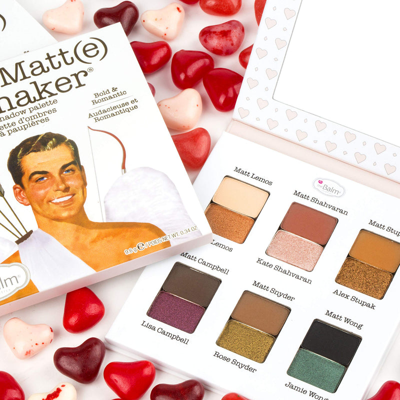 theBalm Meet Matt Shmaker Eyeshadow Palette, Long-Lasting, Highly Pigmented Shades, Easily Blendable, Supernatural Shine Multi-Color 0.34 oz - BeesActive Australia