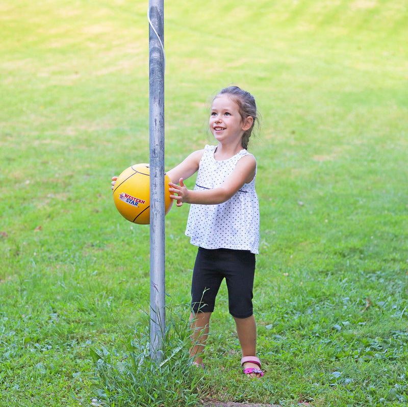 Full Size Tetherball with Rope Set for Kids│Backyard and Outdoor Gift - Premium Line Classic Yellow - BeesActive Australia