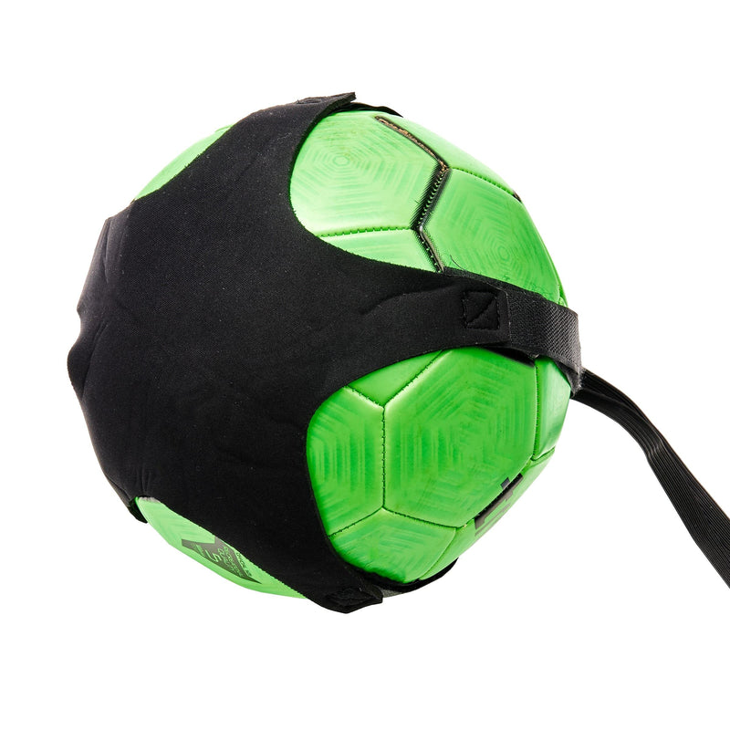 Victor Fitness Black Solo Elastic Soccer Trainer to Increase Your Soccer Skills Perfect for Kids and Adults - Hands-Free Adjustable Solo Soccer Trainer Fits Ball Sizes: 3, 4, & 5 VFSTBK - BeesActive Australia