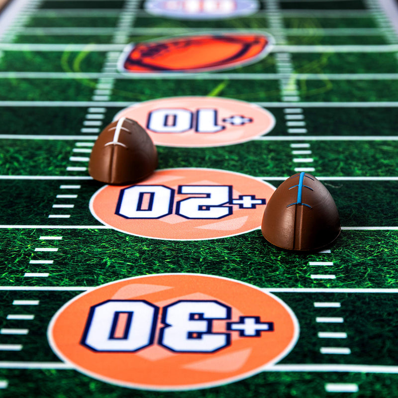 Franklin Sports Shuffleboard Table Game Mats – Tabletop Shuffleboard Mats and Pushers – Indoor Shuffleboard Games Football - BeesActive Australia