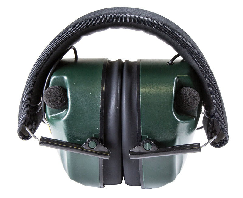 [AUSTRALIA] - Caldwell E-Max Low Profile Electronic Hearing Protection with Sound Amplification 21-25 NRR - Adjustable Earmuffs for Shooting, Hunting and Range Adult Green (Not Lo Pro) 