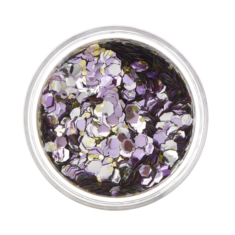 Mystic Bio Biodegradable Eco Chunky Glitter by Moon Glitter - 100% Cosmetic Bio Glitter for Face, Body, Nails, Hair and Lips - 3g - Champagne - BeesActive Australia