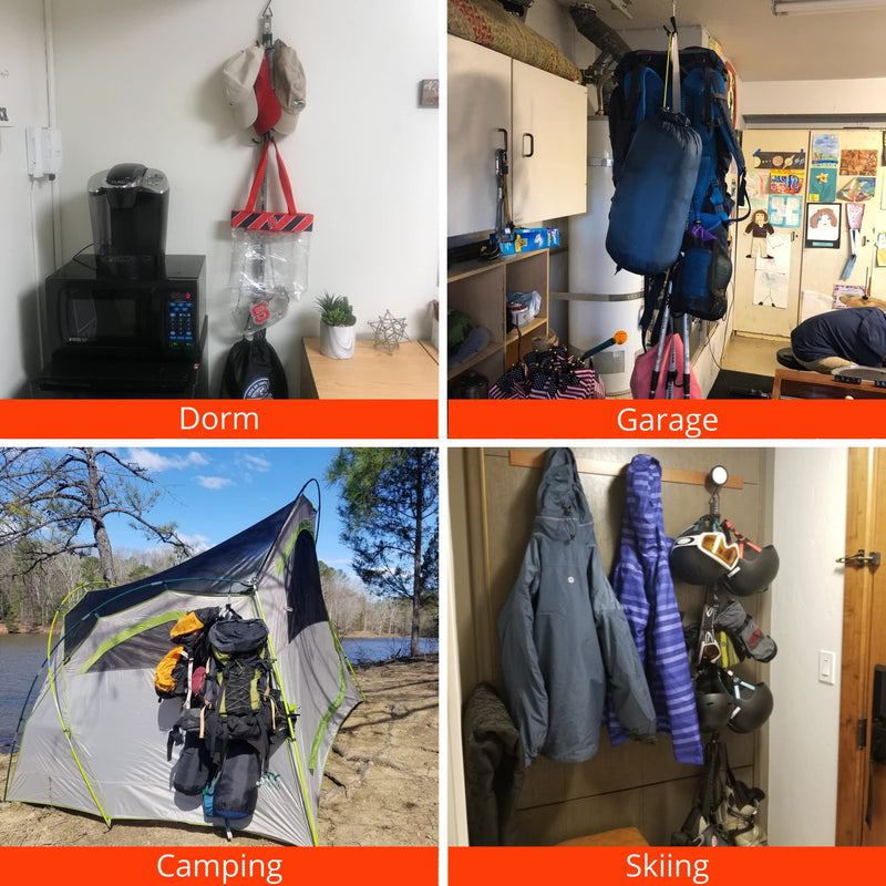 UTTy - Multipurpose Portable Equipment Drying Rack & Gear Organizer with Adjustable Hooks for Home, Travel & Outdoor Use - BeesActive Australia