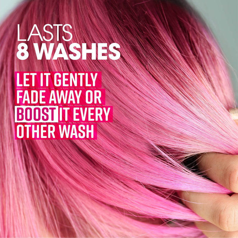 PROVOKE Go Pink Temporary Colour Hair Mask 300ml, NEW Go Pink Without Commitment Lasts 8 Washes, Keratin Enriched Formula 300 ml (Pack of 1) - BeesActive Australia