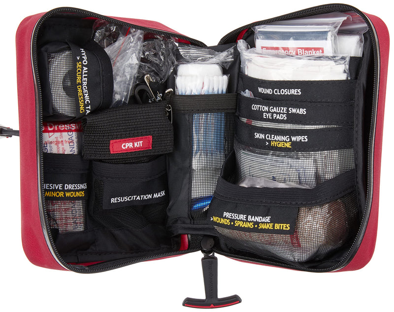 Surviveware Waterproof Premium First Aid Kit for Cars, Boats, Trucks, Hurricanes, Tropical Storms and Outdoor Emergencies - Small Kit - 100 Piece - BeesActive Australia