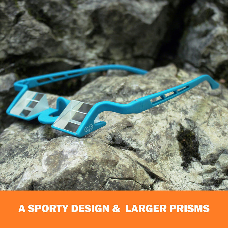 YY Vertical Belay Glasses Plasfun Evo Blue - BeesActive Australia