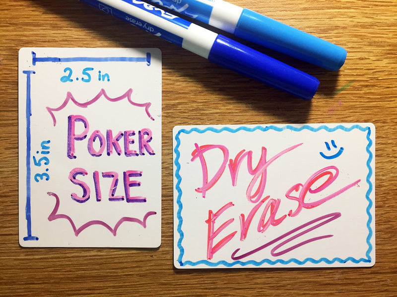 Apostrophe Games Dry Erase Blank Cards (Poker Size) 160 Cards - BeesActive Australia