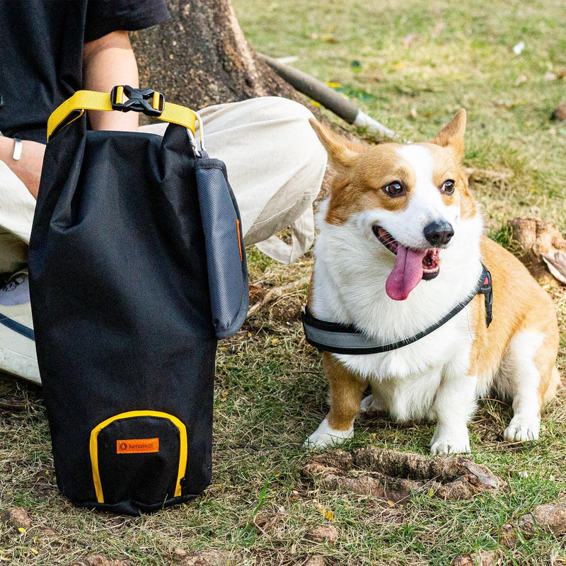 LumoLeaf Dog Food Travel Bag Extra Large with Collapsible Dog Bowls, Portable Food Storage Container, Foldable Travel Dog Bowls for Camping, Road Trip, Hiking Gear Accessories, Max 40 Cups Food Bag and Bowl Set - BeesActive Australia
