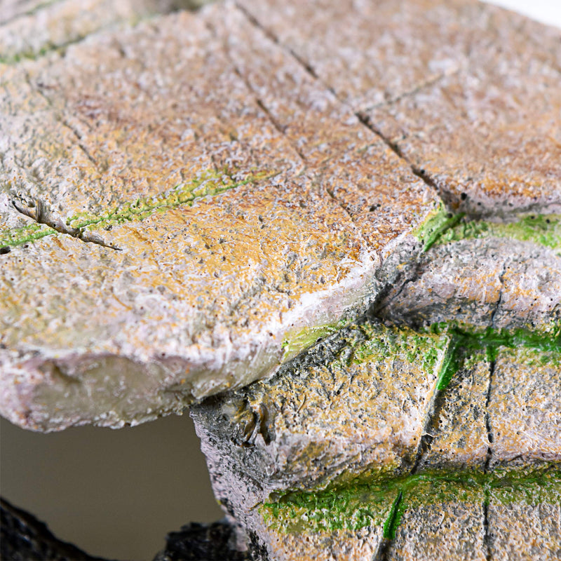 Penn-Plax Reptology Shale Step Ledge for Aquariums & Terrariums, Adds Hiding Spots, Swim Throughs, Basking Ledges for Fish, Reptiles, Amphibians, and Small Animals Medium - BeesActive Australia