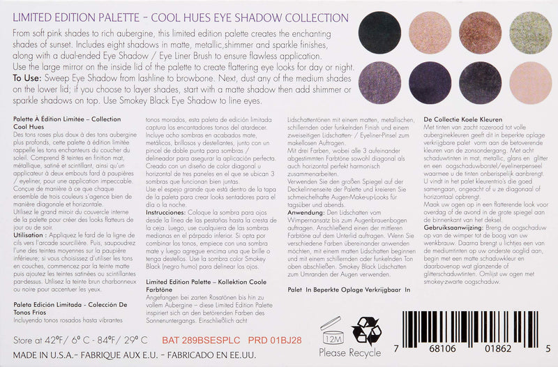 Sorme Cosmetics Collection Eyeshadow Palette Cool Hues - BeesActive Australia