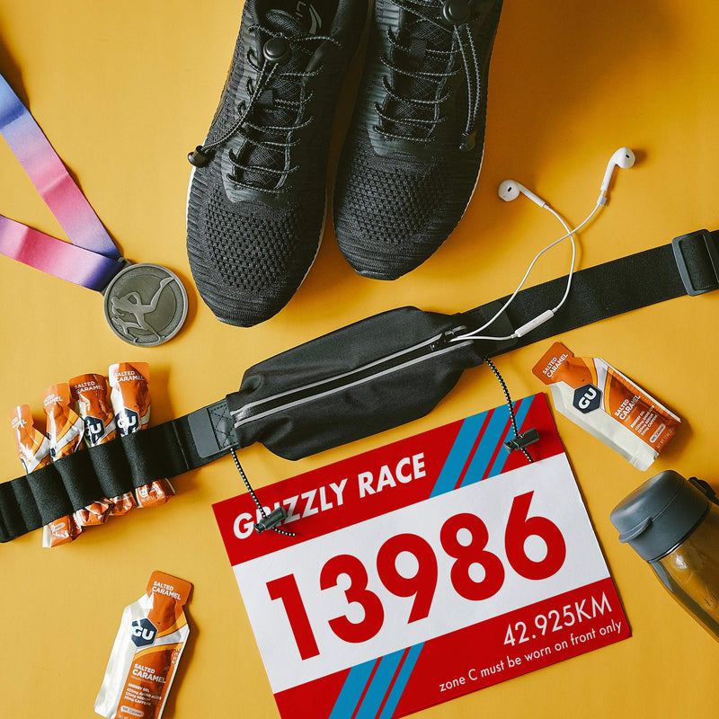 Running Race Number Bib Belt With Elastic Webbing - Fits All Size For Marathon, Triathlon and Cycling (Race Belt) Race Belt - BeesActive Australia