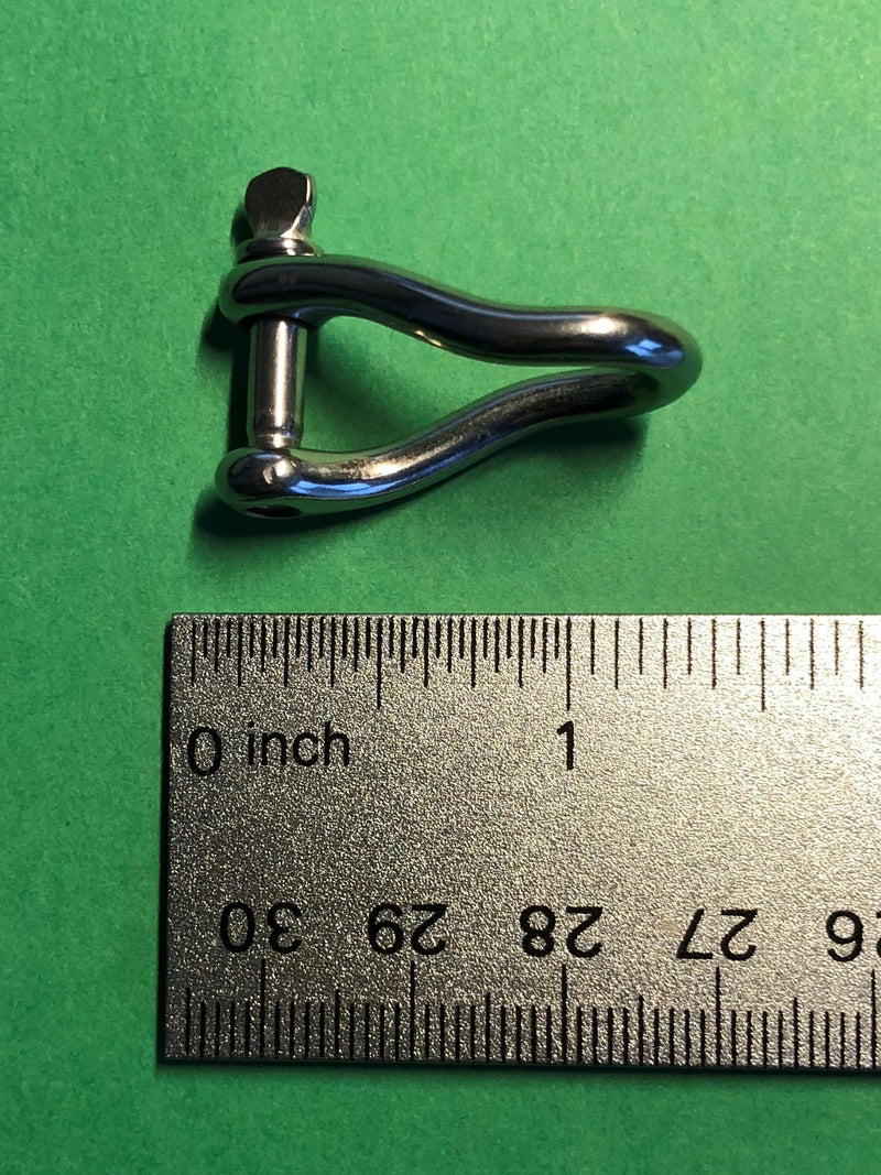 [AUSTRALIA] - Stainless Steel 316 Twist Shackle 5/32" (4mm) Marine Grade 