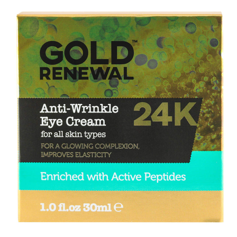 Frulatte Gold Renewal 24K Anti-Wrinkle Eye Cream, 1.0 Fluid Ounce - BeesActive Australia