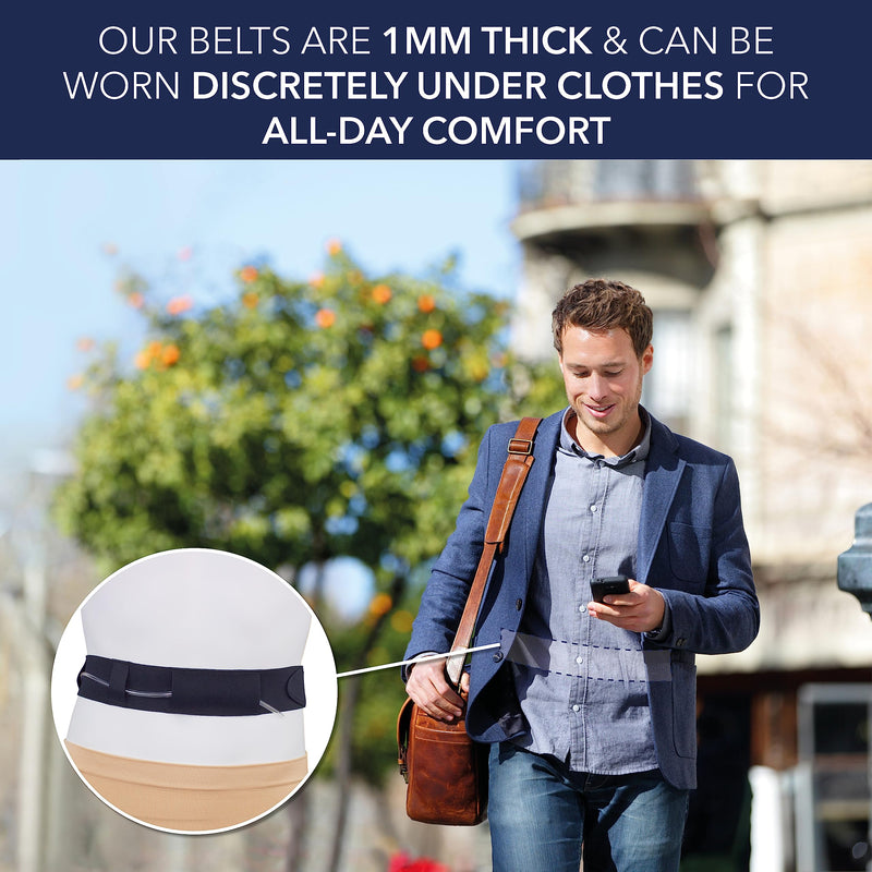 Peritoneal Dialysis Tube Belt - Slim, Soft and Stretchy PD Catheter Belt - Safe for Skin - Made in The UK - Peg Tube Supplies - Medical Peritoneal Dialysis Accessories (Large - 37″-50″, Beige) Large - 37″-50″ - BeesActive Australia