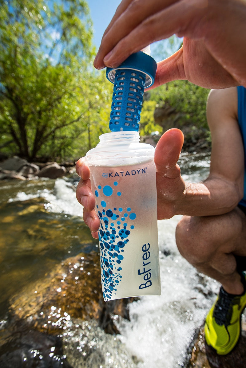 Katadyn BeFree 0.6L Water Filter, Fast Flow, 0.1 Micron EZ Clean Membrane for Endurance Sports, Camping and Backpacking (8019639) - BeesActive Australia
