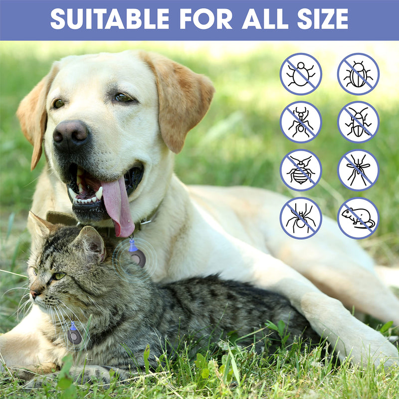 always88 Ultrasonic, Natural, Chemical-Free Tick and Flea Repeller - Flea and Tick Treatment for Dogs - Ultrasonic Flea and Tick Repeller for Dogs and Cats - BeesActive Australia