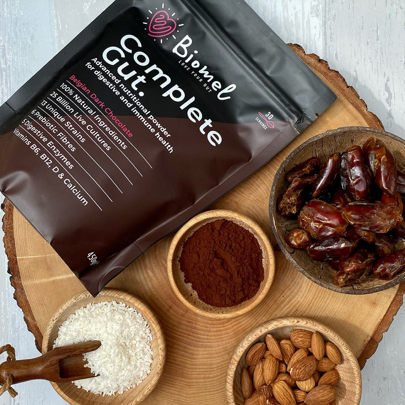 Biomel Complete Gut | Probiotic + Prebiotic | 30 Servings (Belgian Chocolate) Belgian Chocolate - BeesActive Australia