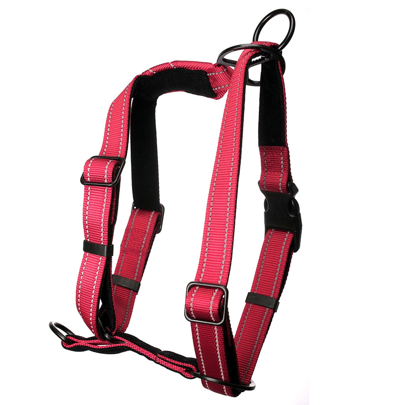 Dog Harness - Non-Pull No-Choke Humane Adjustable Reflective Dog Training Harness, Non Pulling Pet Harness, Easy Step-in Adjustable Harness for Control Small Black - BeesActive Australia