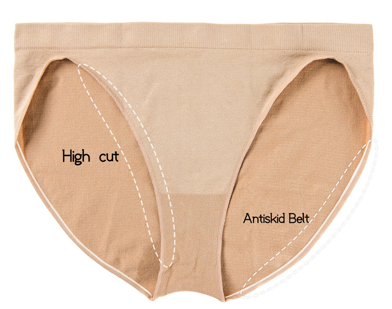 WYHDY Women and Girls Camisole Undergarment Leotard Ballet Briefs Seamless Underwear Dance Wear 8-12 Years Girls Beige-brief - BeesActive Australia