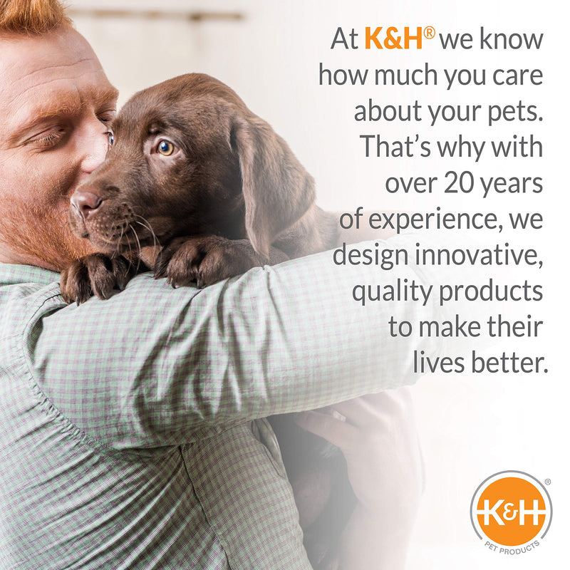 K&H Pet Products Self-Warming Crate Pad Thermal Mat Gray - Multiple Sizes Medium 21 in x 31 in Recyclable Box - BeesActive Australia