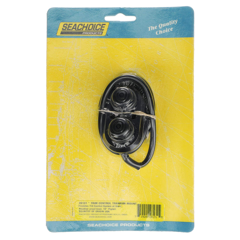 [AUSTRALIA] - Seachoice 28131 Transom Trim Control – 18 Inch Wiring Harness Included, Black 