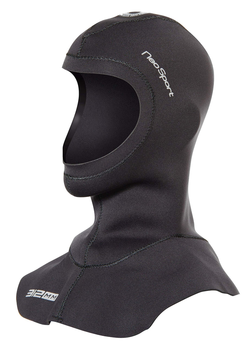 Neo Sport Multi-Density Wetsuit Hood available in three thicknesses 3/2MM - 5/3MM - 7/5MM with Flow Vent to eliminate trapped air. Anatomical fit. Skin Neoprene face seal which can be trimmed by owner for a custom fit X-Small - BeesActive Australia