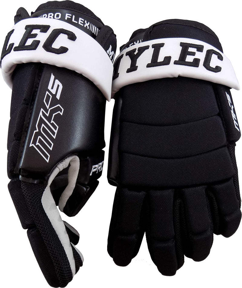 [AUSTRALIA] - Mylec Inc Mk5 Medium 3-Roll Pro Player Hockey Gloves (493) Black 11" 