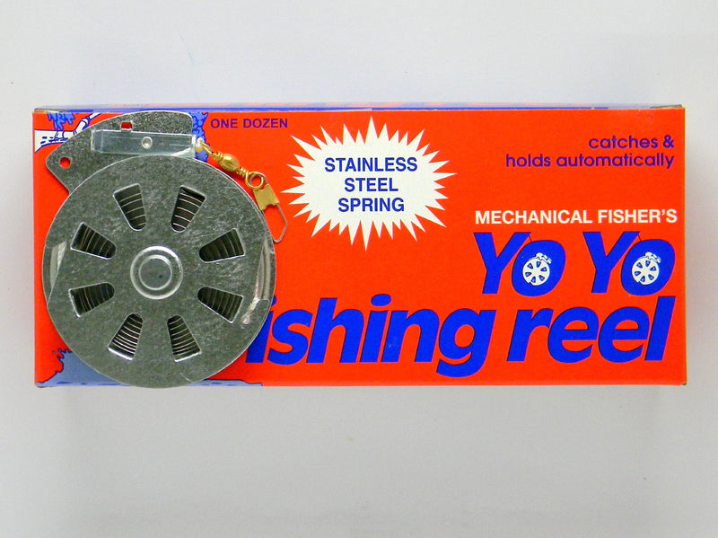 [AUSTRALIA] - 4 Mechanical Fisher's Yo Yo Fishing Reels -Package of 4 Reels- Yoyo Fish Trap -(FLAT TRIGGER MODEL) 