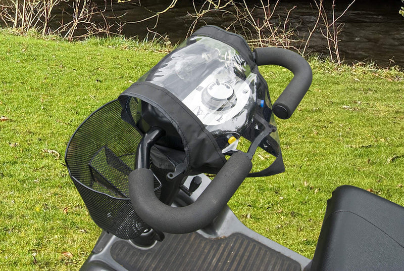SpeedwellStar Mobility Scooter Waterproof Panel Cover Control Black Tiller Top Protection Fitted - BeesActive Australia