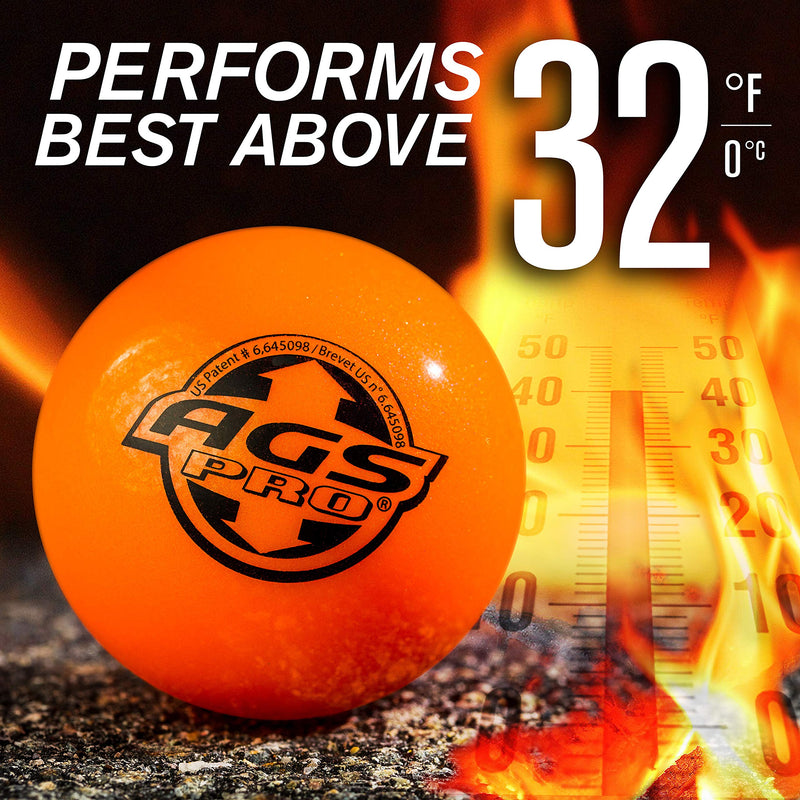 Franklin Sports Street Hockey Balls - Outdoor NHL Hockey Balls - Low Bounce AGS Ball 1 Ball - BeesActive Australia