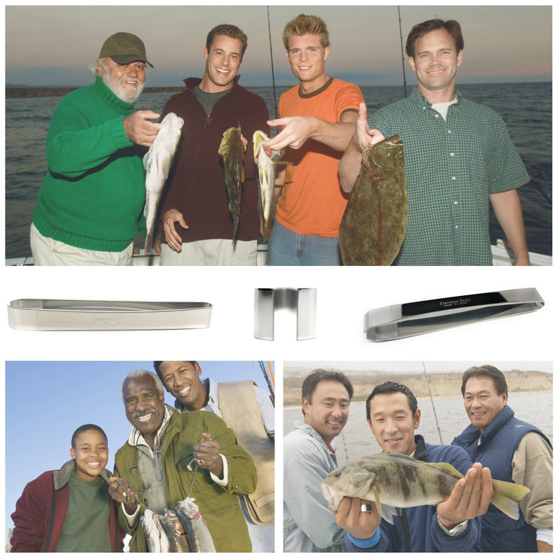 Kwizing MADE IN JAPAN Fish Bone Tweezers by RCI GLOBAL - Non-Slip, Precision Grip - Debone Salmon, Bass, Catfish - Stainless Steel Handmade Japanese Craftsmanship (4 3/4") 4 3/4" - BeesActive Australia