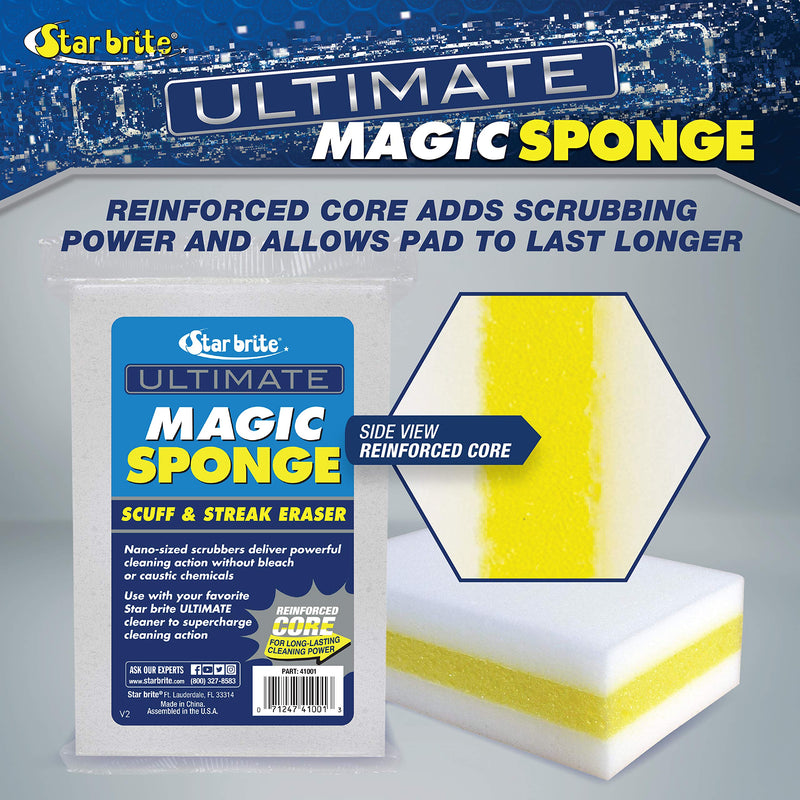 [AUSTRALIA] - Star brite Ultimate Magic Sponge Boat Scuff Erasers 2-pack 