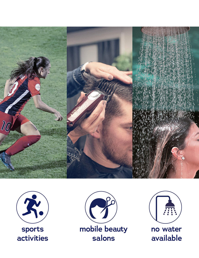 DYMACARE No Rinse Shampoo Cap | Rinse Free Shower Cap that Shampoos & Conditions | PH Balanced & Hypoallergenic Waterless Hair Wash | 1 Cap 1 Pack - BeesActive Australia