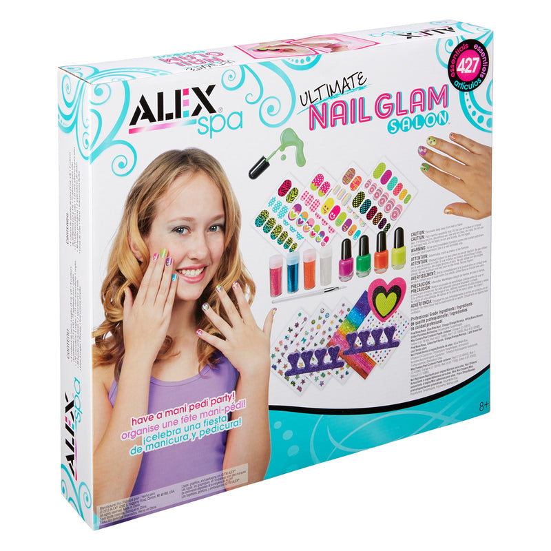 Alex Spa Ultimate Nail Glam Salon Kit Girls Fashion Activity - BeesActive Australia