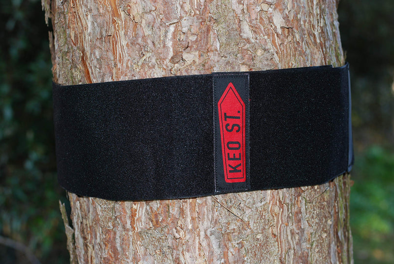 KEO ST. Slackline Tree Protectors – Set of 2 – 5 Ft Long – Perfect for Slacklines, Hammocks, Ninjalines, Ziplines, – Complete with Drawstring Bag. Strong Hook and Loop Fastening, Built-In Guide Loops. - BeesActive Australia