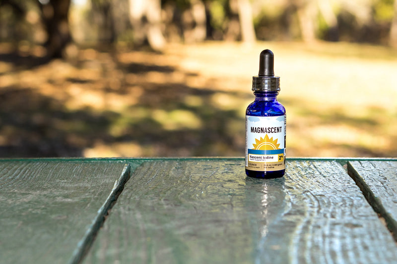 MAGNASCENT Nascent Iodine Liquid Supplement � 2% Concentrated Iodine Solution Drops - Helps Promote Energy Levels & Supports Healthy Metabolism� Non GMO, Gluten-Free, Vegan- 1 oz (30 ml) - BeesActive Australia
