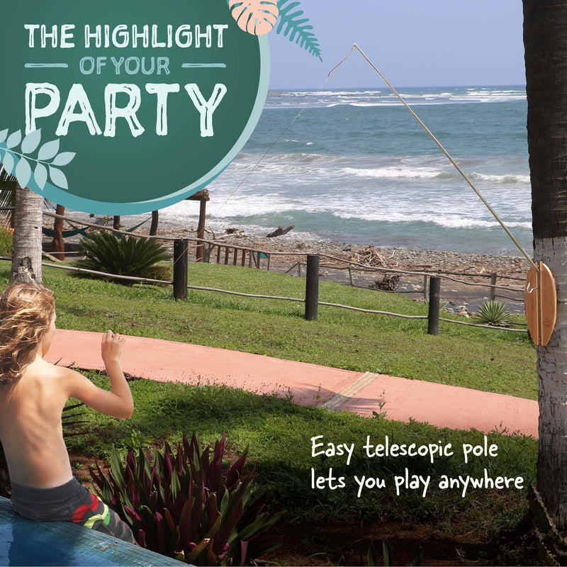 Tiki Toss Ring Toss Game for Adults & Kids - Deluxe, Outdoor or Indoor Original - BeesActive Australia