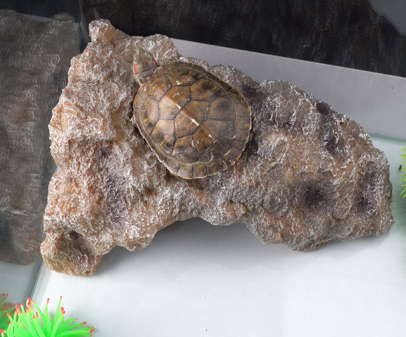 Reptile Hides Large Rock Reptile Cave Hideout Terrarium Habitat Decor Ornament Shelter for Snake Geckos Lizards Bearded Dragon Turtle Frogs Amphibians - BeesActive Australia