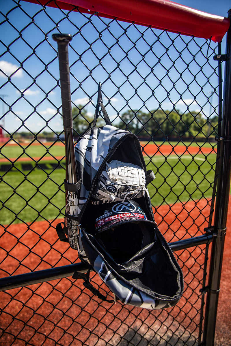 [AUSTRALIA] - Rawlings Remix Youth Tball and Baseball Backpack Bags Black 