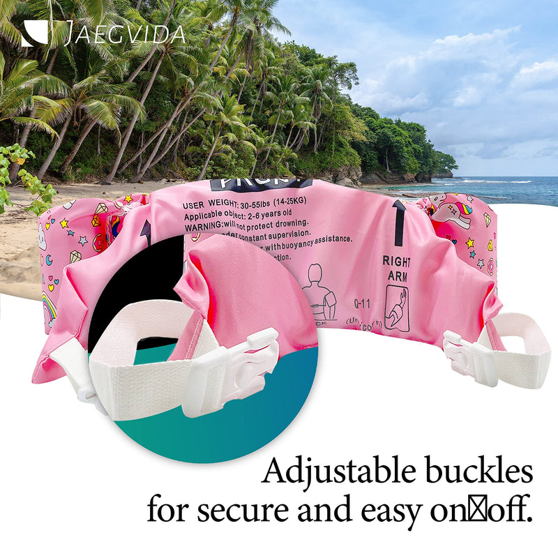 Jaegvida Kids Swim Vest for Swimming Learning Pink Unicorn - BeesActive Australia