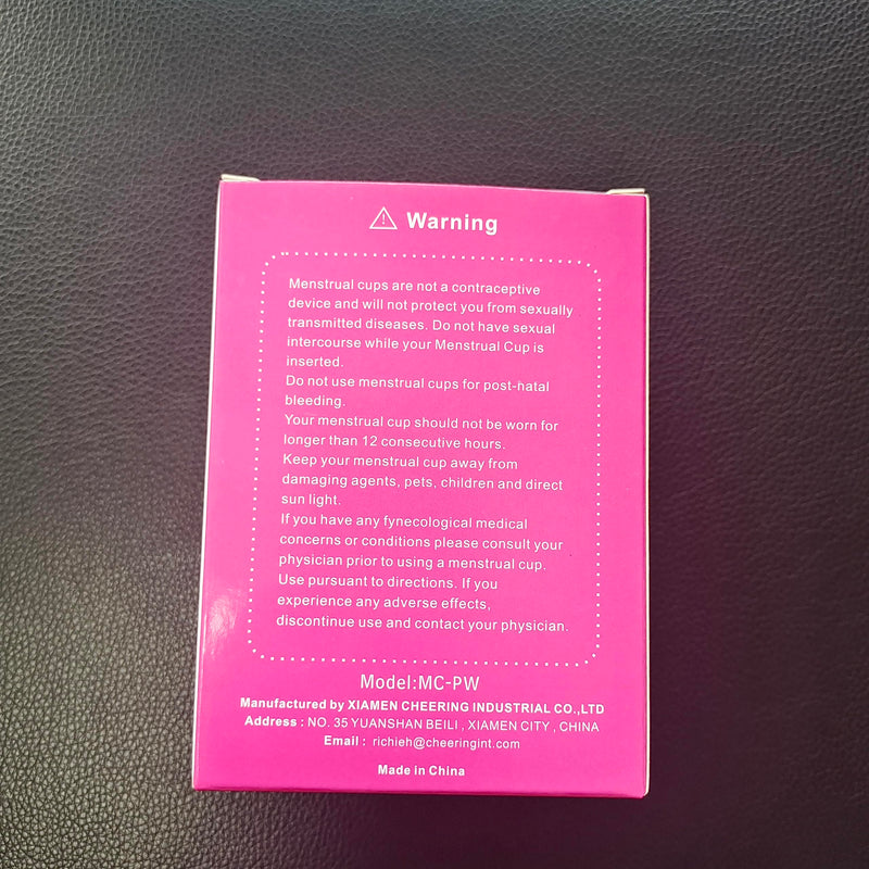 CROING 𝙈𝙚𝙣𝙨𝙩𝙧𝙪𝙖𝙡 𝘾𝙪𝙥 Reusable Menstrual Cups Set of 4, Period Cup, 2 pcs Small and 2 pcs Large ( Purple and White) - BeesActive Australia