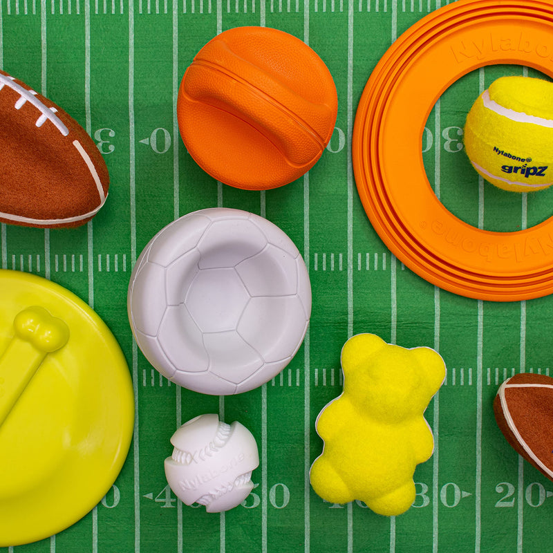 Nylabone Power Play Sports Fetch Toys for Dogs l Dog Toys for The Ultimate Playtime Experience l Excersize Toys for Dogs Medium (1 Count) Soccer - BeesActive Australia