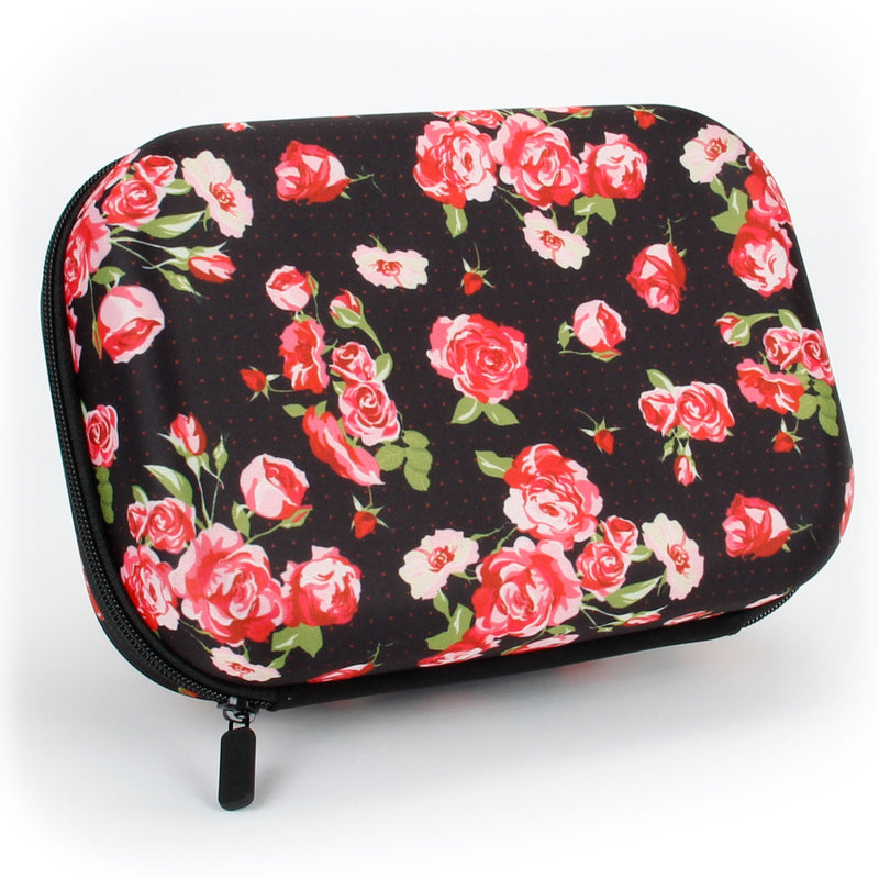 USA Gear Diabetic Supplies Travel Case Organizer for Blood Glucose Monitoring Systems, Syringes, Pens, Insulin Vials and Lancets - Storage for Accu-Chek Nano, Bayer Contour, TRUEtest and More - Floral - BeesActive Australia