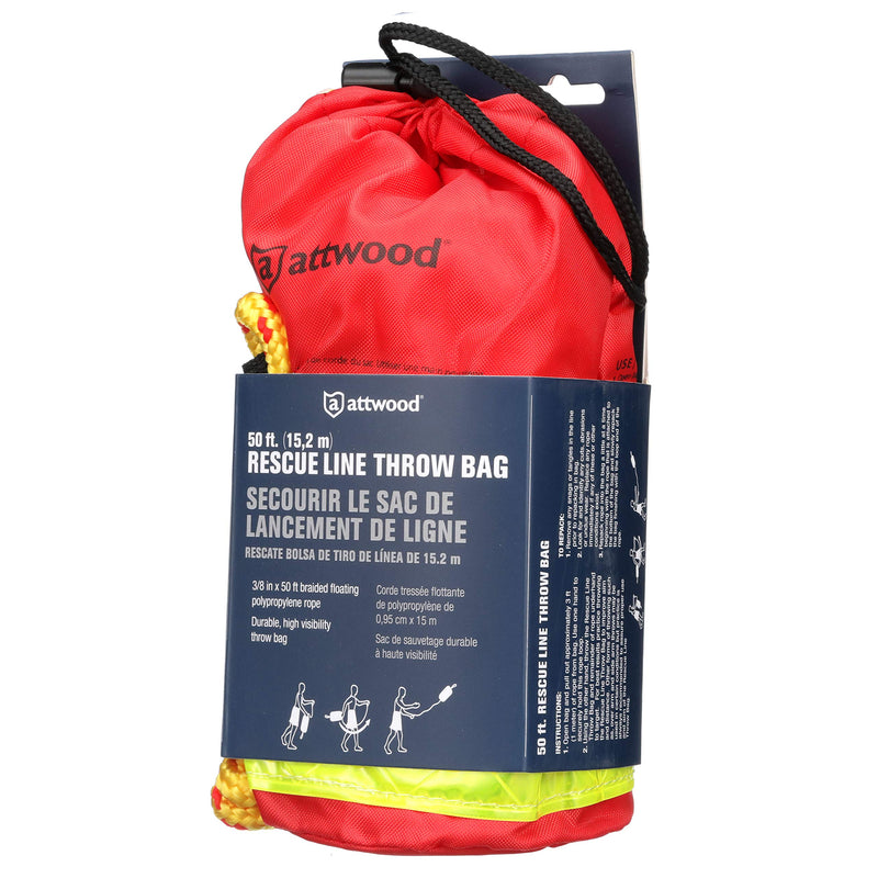 [AUSTRALIA] - Attwood Rescue Line Throw Bag,, red, 50 