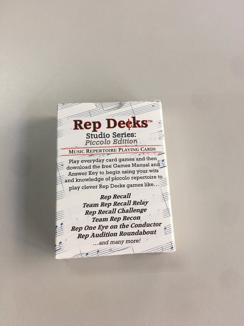 Rep Decks - Studio Series: Piccolo Edition - BeesActive Australia