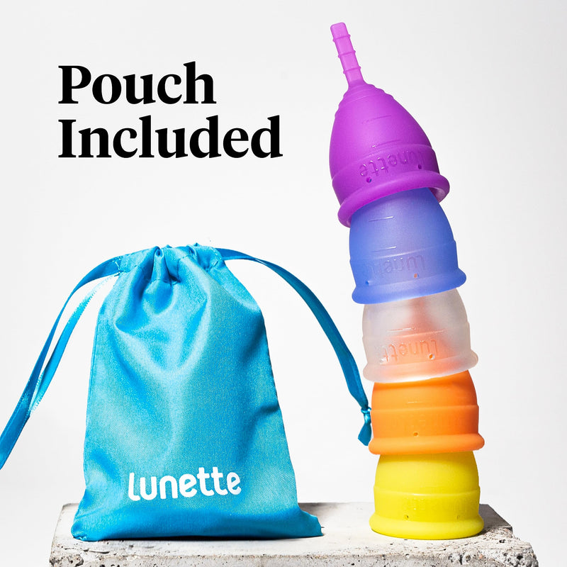 Lunette Menstrual Cup - Violet - Reusable Model 1 Menstrual Cup for Light Flow Model 1 - English version 1 Count (Pack of 1) - BeesActive Australia