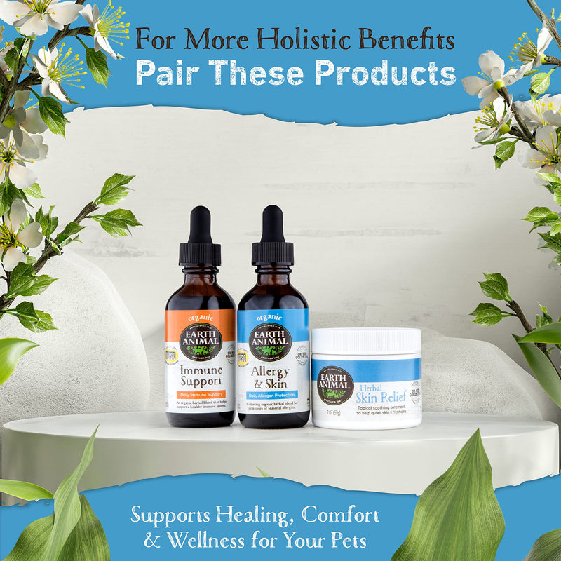 Earth Animal Herbal Balm, Skin and Paw Soother for Dogs and Cats, 2 Ounce - Cat & Dog Itch Relief - BeesActive Australia