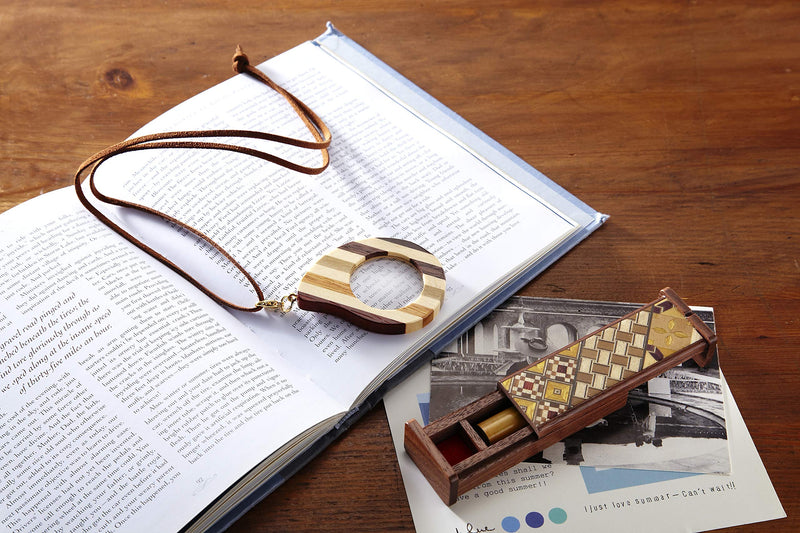 Marquetry Pendant Loupe Made in Japan - BeesActive Australia